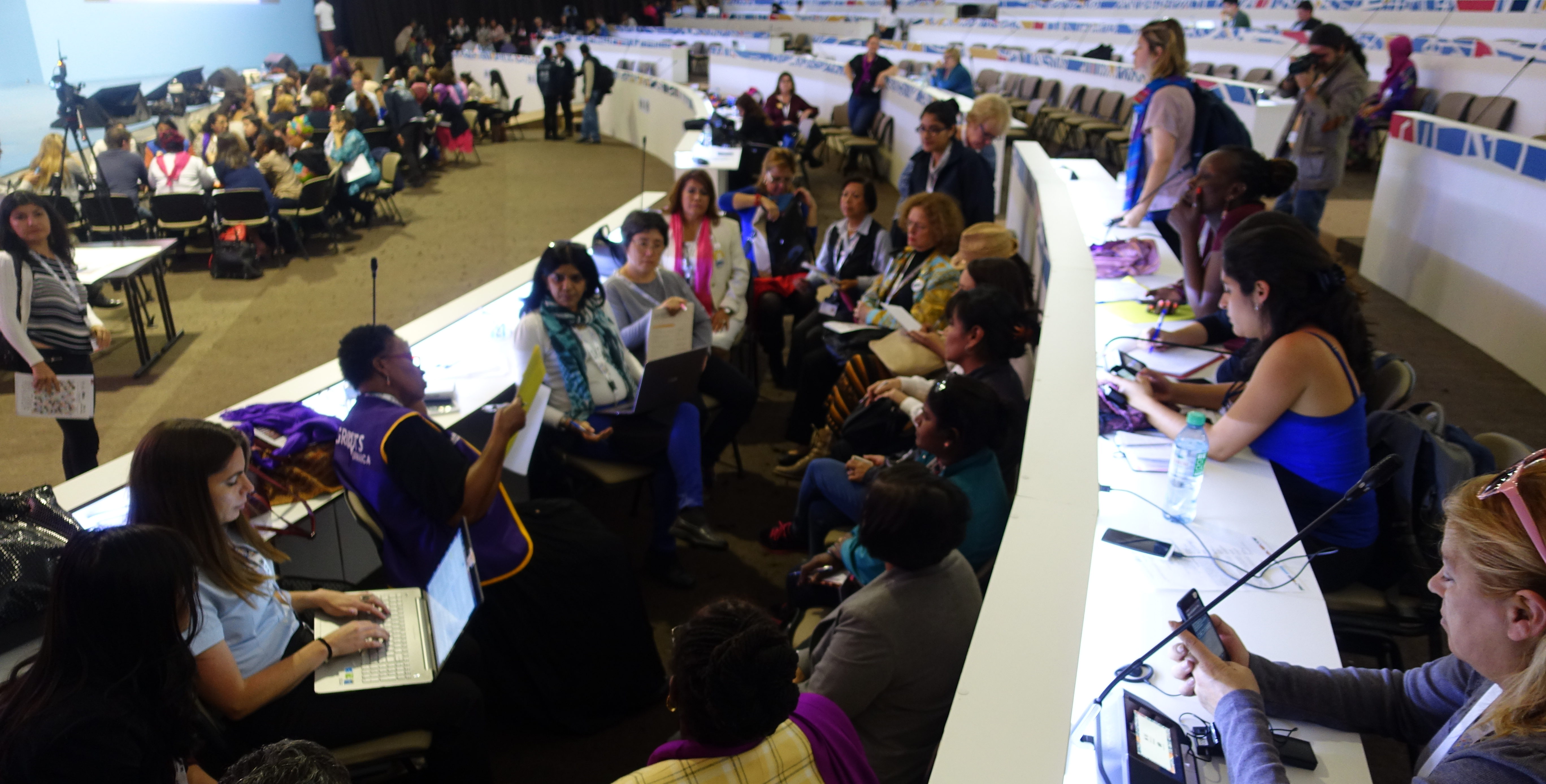 Working as a consultant for UN Women at the HABITAT III meeting in Quito.